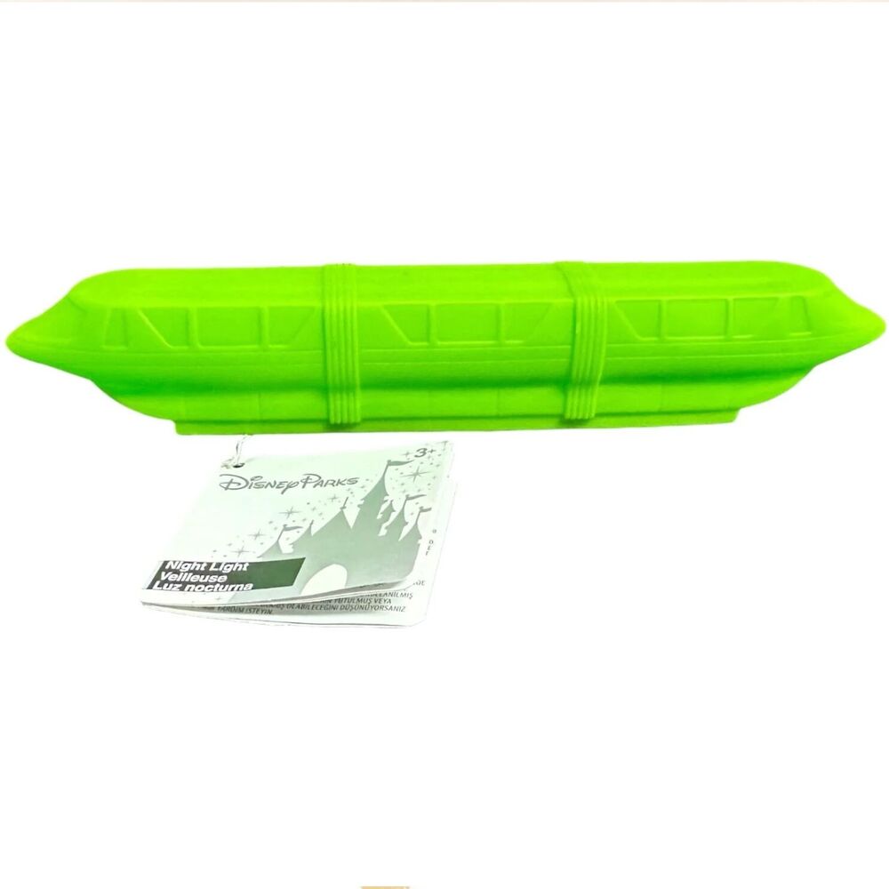 Disney Parks Green Glowing Monorail Night Light - Changes Colors! nwt